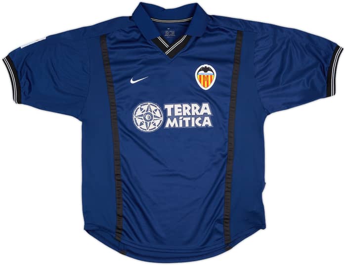 2000-01 Valencia Away Shirt Aimar #22 - 8/10 - (M)