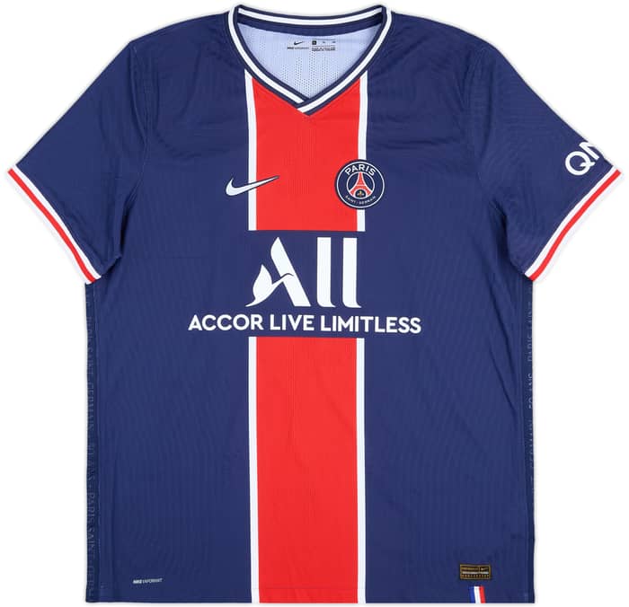 2020-21 Paris Saint-Germain Authentic Home Shirt Mbappe #7 - 10/10 - (XL)