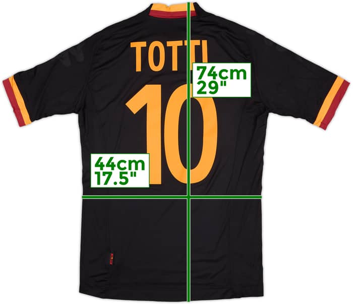 2012-13 Roma Third Shirt Totti #10 - 4/10 - (L)