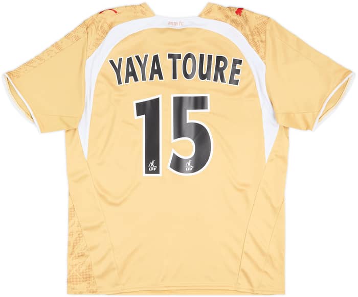 2006-07 Monaco Away Shirt Yaya Toure #15 - 8/10 - (L)