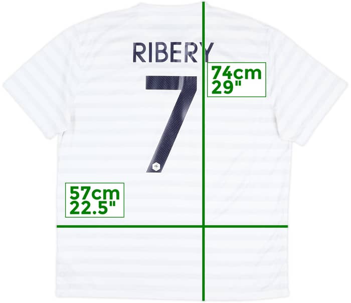 2014-15 France Away Shirt Ribery #7 - 8/10 - (XL)