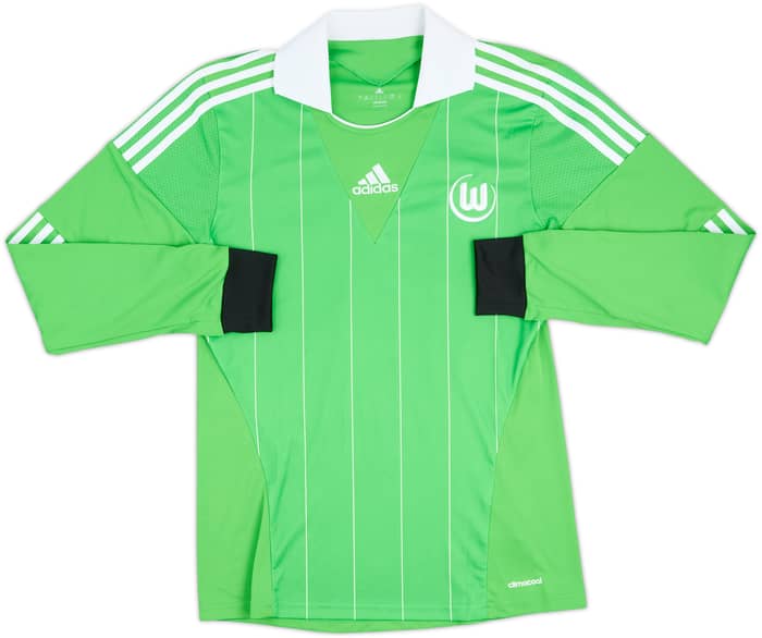2013-14 Wolfsburg Away L/S Shirt De Bruyne #14 - 10/10 - (S)