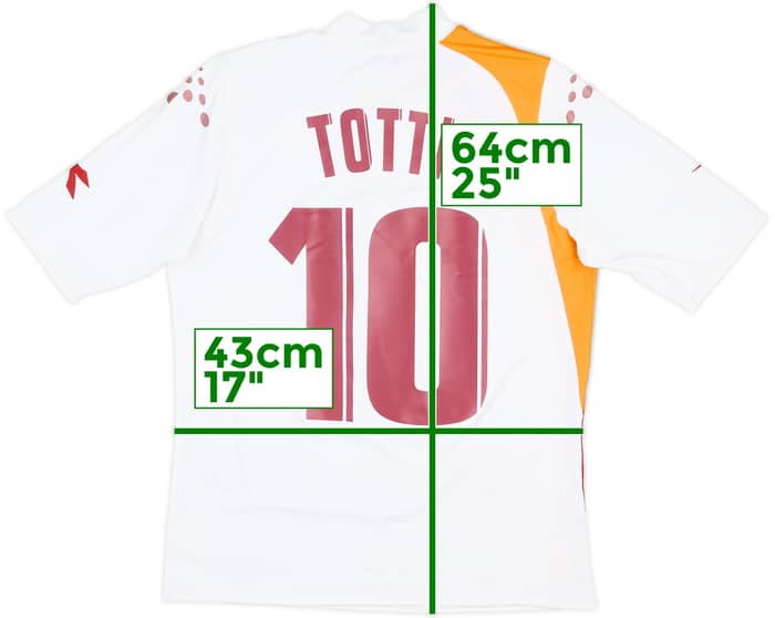 2005-06 Roma Away Shirt Totti #10 - 6/10 - (S)
