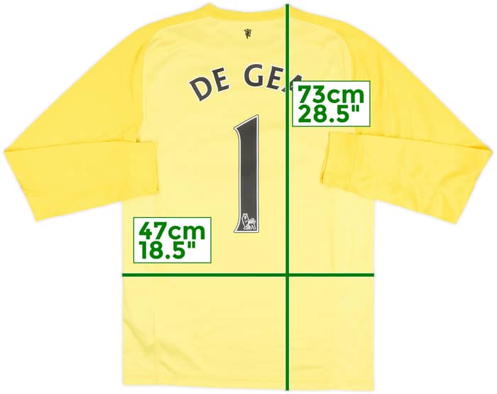 2013-14 Manchester United GK Shirt De Gea #1 - 8/10 - (S)