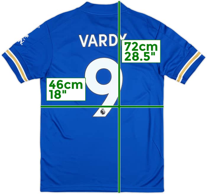 2020-21 Leicester Home Shirt Vardy #9 (S)