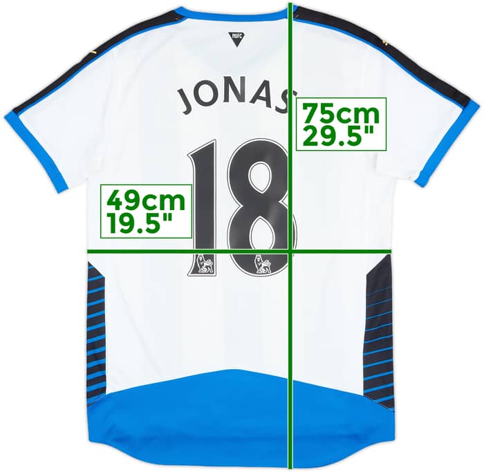 2015-16 Newcastle Home Shirt Jonas #18 - 7/10 - (M)