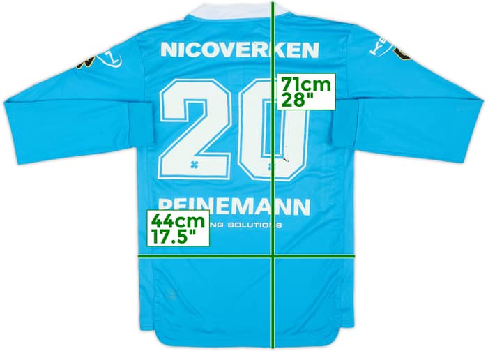 2017-18 Sparta Rotterdam Third L/S Shirt #20 - 8/10 - (M)