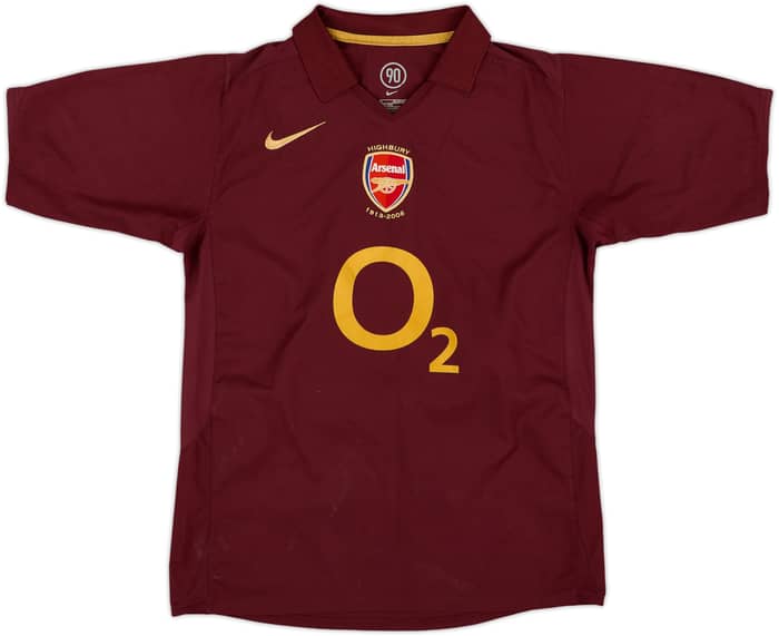 2005-06 Arsenal Home Shirt - 8/10 - (L.Boys)