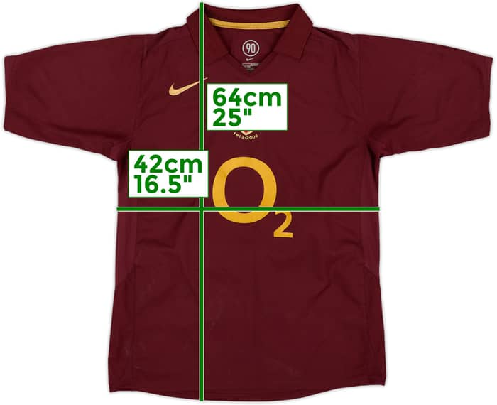 2005-06 Arsenal Home Shirt - 8/10 - (L.Boys)