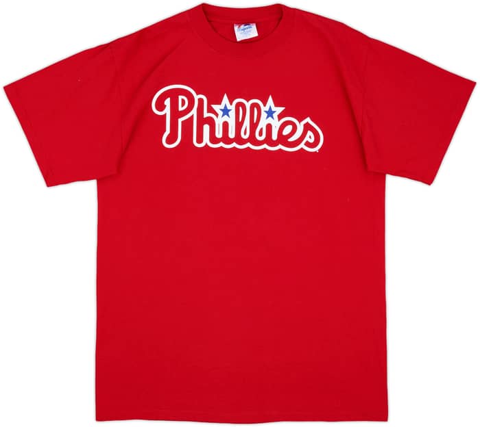 2007 Philadelphia Phillies Hamels #35 Majestic Tee - 8/10 - (L)