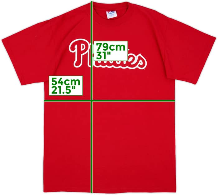 2007 Philadelphia Phillies Hamels #35 Majestic Tee - 8/10 - (L)