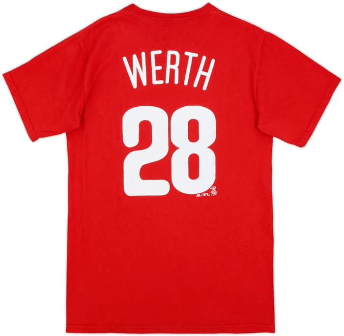 2010 Philadelphia Phillies Werth #28 Majestic Tee - 7/10 - (S)