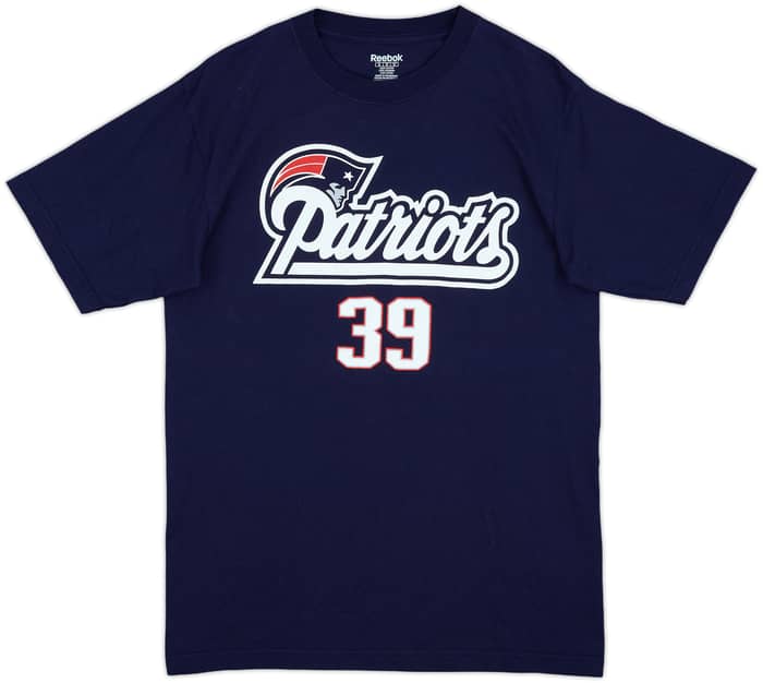 2010-11 New England Patriots Woodhead #39 Reebok Tee - 8/10 - (M)