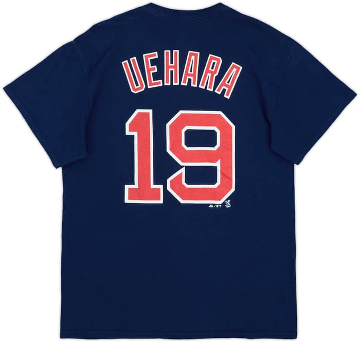 2013 Boston Red Sox Uehara #19 Majestic Tee - 8/10 - (M)