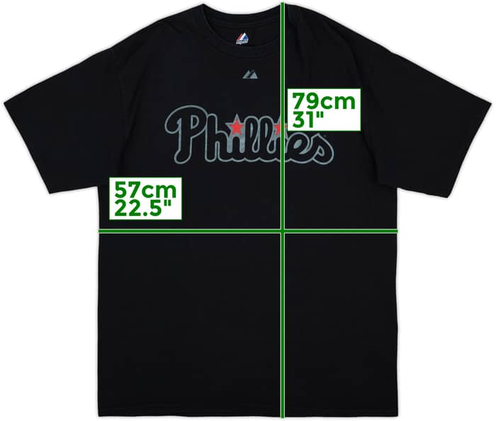 2012-14 Philadelphia Phillies Ruiz #51 Majestic Tee - 9/10 - (L)