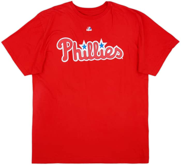 2013 Philadelphia Phillies Young #10 Majestic Tee - 8/10 - (XL)