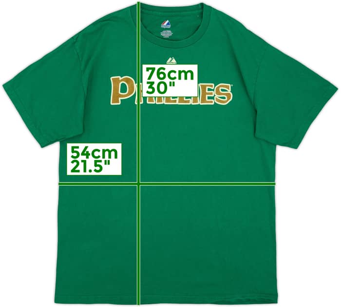 2011 Philadelphia Phillies Lee #33 Majestic Tee - 8/10 - (L)