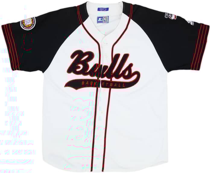 1990s Chicago Bulls Starter Baseball Jersey - 8/10 - (XL)
