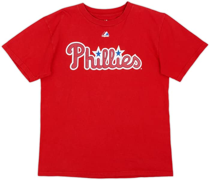 2011 Philadelphia Phillies Howard #6 Majestic Tee - 6/10 - (L.Boys)