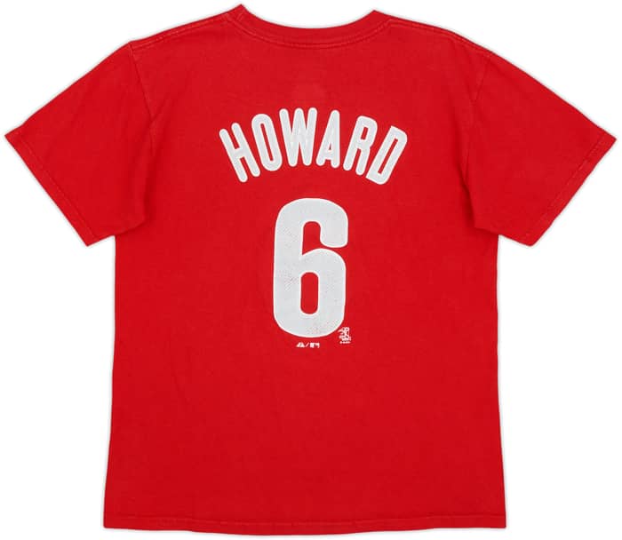 2011 Philadelphia Phillies Howard #6 Majestic Tee - 6/10 - (L.Boys)