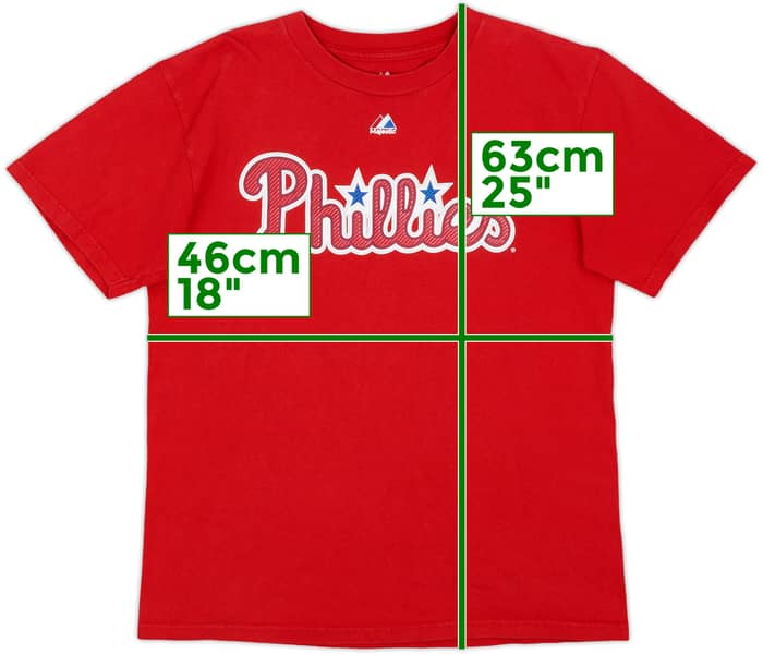 2011 Philadelphia Phillies Howard #6 Majestic Tee - 6/10 - (L.Boys)