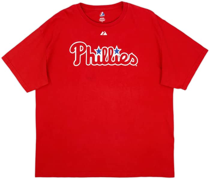 2010 Philadelphia Phillies Oswalt #44 Majestic Tee - 6/10 - (XL)