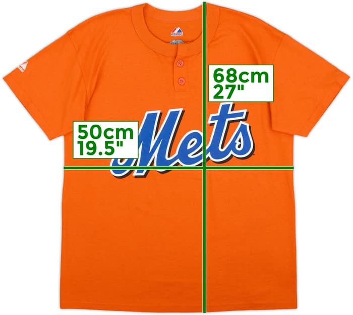 2012 New York Mets #1 Majestic Tee - 9/10 - (XL.Boys)