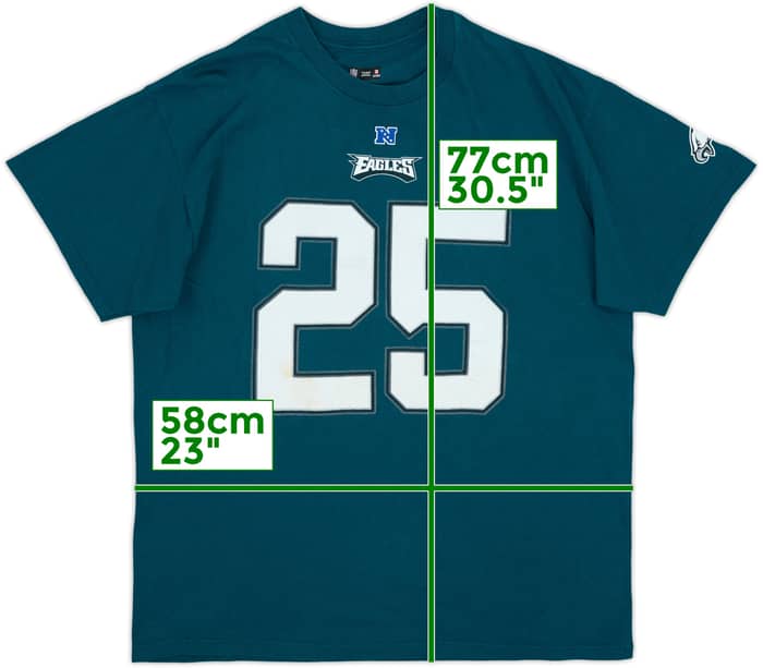 2012 Philadelphia Eagles McCoy #25 NFL Tee - 7/10 - (XL)