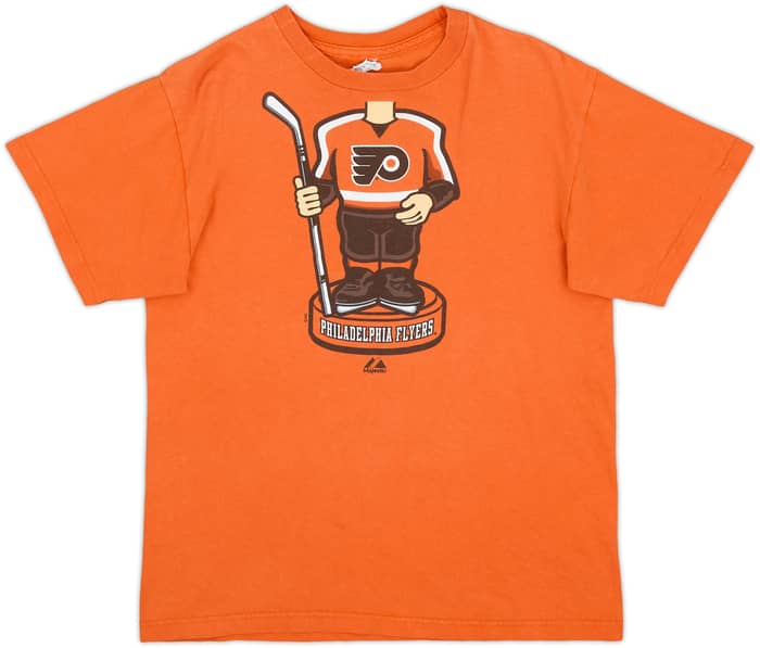 2009-10 Philadelphia Flyers Majestic Tee - 6/10 - (XL.Boys)