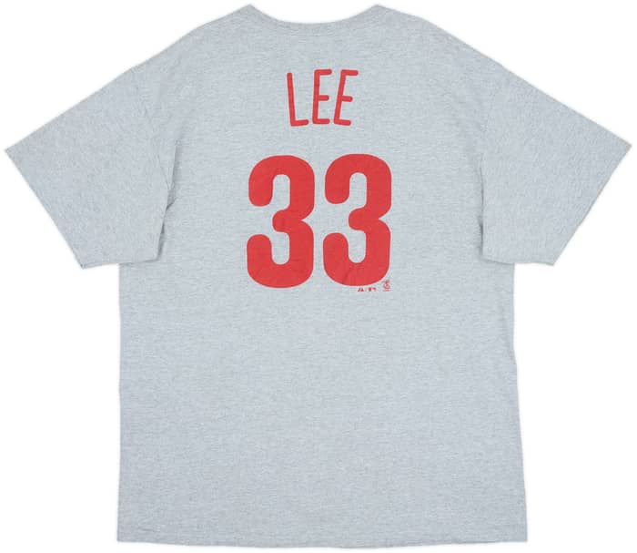 2012 Philadelphia Phillies Lee #33 Majestic Tee - 7/10 - (XL)