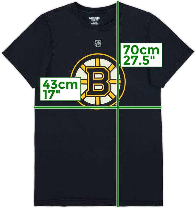 2011-17 Boston Bruins Rask #40 Reebok Tee - 7/10 - (S)