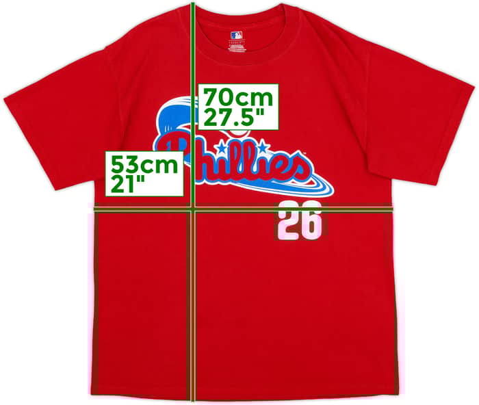 2009 Philadelphia Phillies Utley #26 MLB Tee - 7/10 - (M)