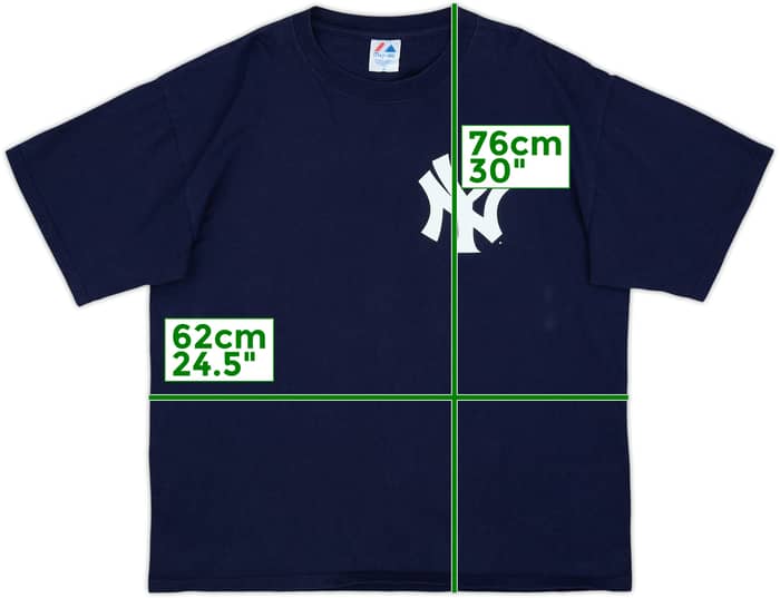 2004-06 New York Yankees Sheffield #11 Majestic Tee - 9/10 - (XL)