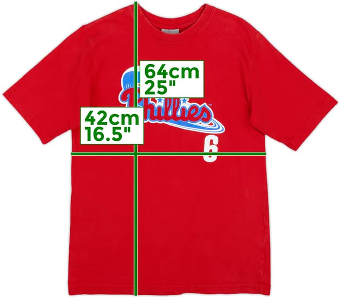2009 Philadelphia Phillies Howard #6 MLB Tee - 6/10 - (M.Boys)