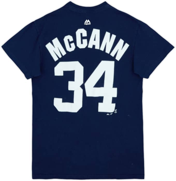 2014 New York Yankees McCann #34 Majestic Tee - 7/10 - (S)