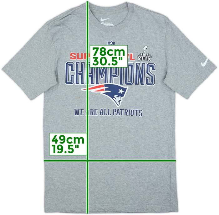 2015 New England Patriots Super Bowl Champions Nike Tee - 7/10 - (M)