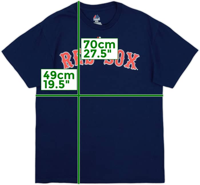2012 Boston Red Sox Pedroia #15 Majestic Tee - 9/10 - (M)