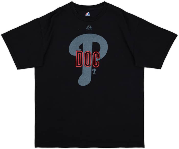 2010 Philadelphia Philles Roy Halladay #34 Majestic Graphic Tee - 9/10 - (L)