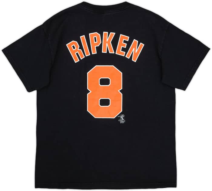 2001 Baltimore Orioles Ripken #8 Majestic Tee - 8/10 - (M)