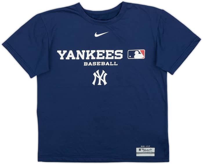 2010s New York Yankees Nike Training Tee - 6/10 - (S.Boys)