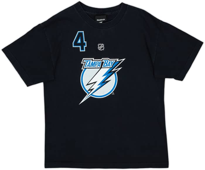 2008-11 Tampa Bay Lightning Lecavalier #4 Reebok Tee - 7/10 - (S)