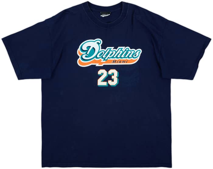 2007 Miami Dolphins Brown #23 Reebok Tee - 6/10 - (L)