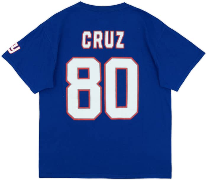 2012 New York Giants Cruz #80 NFL Graphic Tee - 9/10 - (L)