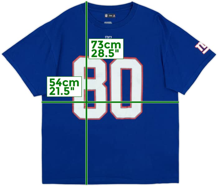 2012 New York Giants Cruz #80 NFL Graphic Tee - 9/10 - (L)