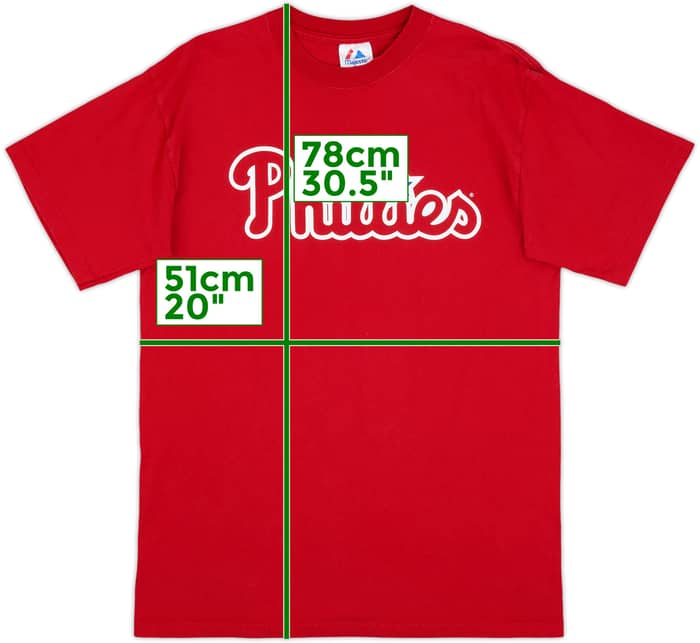 2004-10 Philadelphia Phillies Howard #6 Majestic Tee - 9/10 - (L)