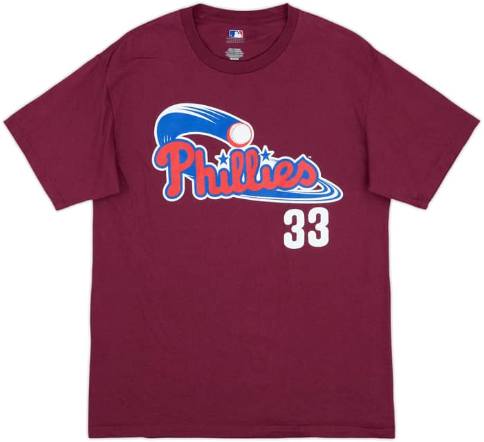 2011 Philadelphia Phillies Lee #33 Majestic Graphic Tee - 9/10 - (M)