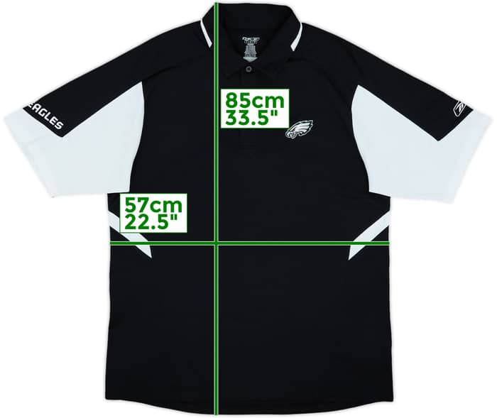 2007 Philadelphia Eagles Reebok Polo Shirt - 8/10 - (L)