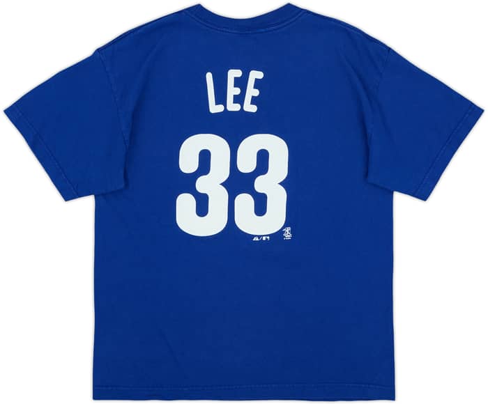 2009 Philadelphia Phillies Lee #33 Majestic Tee - 9/10 - (XL.Boys)
