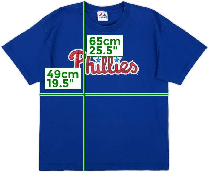 2009 Philadelphia Phillies Lee #33 Majestic Tee - 9/10 - (XL.Boys)