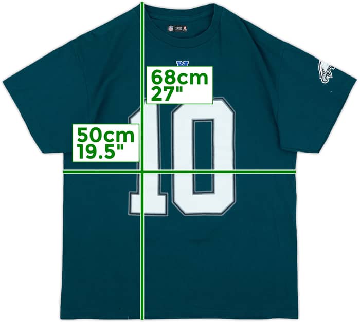 2012 Philadelphia Eagles Jackson #10 NFL Tee - 5/10 - (M)